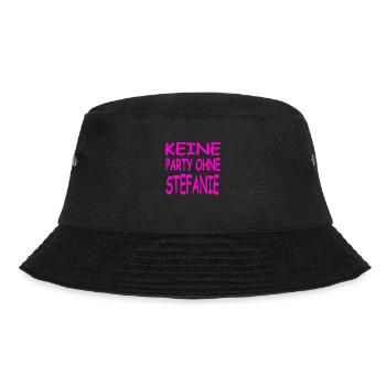 Party - Bucket Hat - Schwarz - Vorne - Lela (165cm)