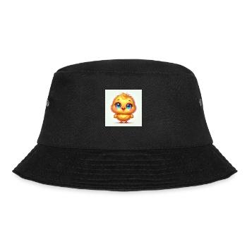 Sweet chick The cute chick with big eyes - Bucket Hat - black - Front - Lela (165cm)