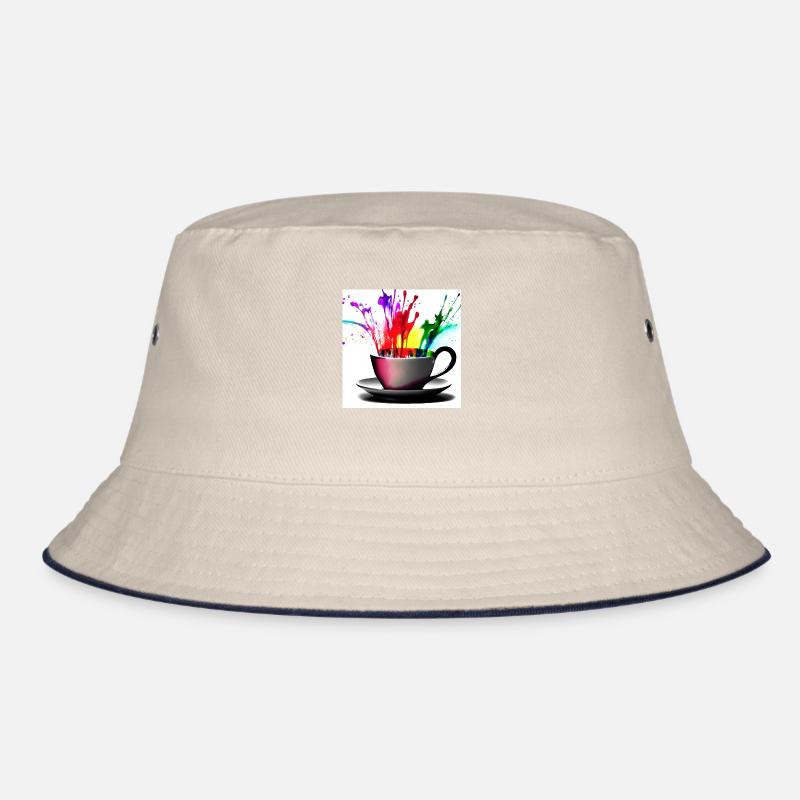 Kaffeetassen bunt 4 Bucket Hat
