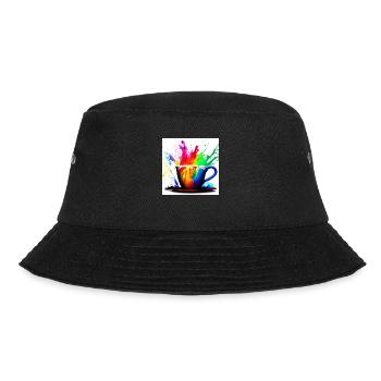Tasses à café colorées 9 - Bob - noir - Devant - Lela (165cm)