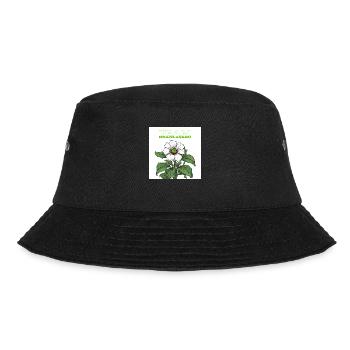 Paprika Pflanze König Blüte - Bucket Hat - Schwarz - Vorne - Lela (165cm)