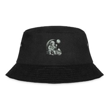 Astronot Digging the moon - Bucket Hat - black - Front - Lela (165cm)
