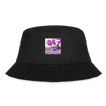 Skull in Paradise - Bucket Hat - Schwarz - Vorne - Lela (165cm)