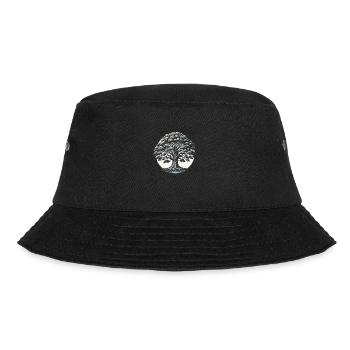 Ewiger Baum der Weisheit - Bucket Hat - Schwarz - Vorne - Lela (165cm)