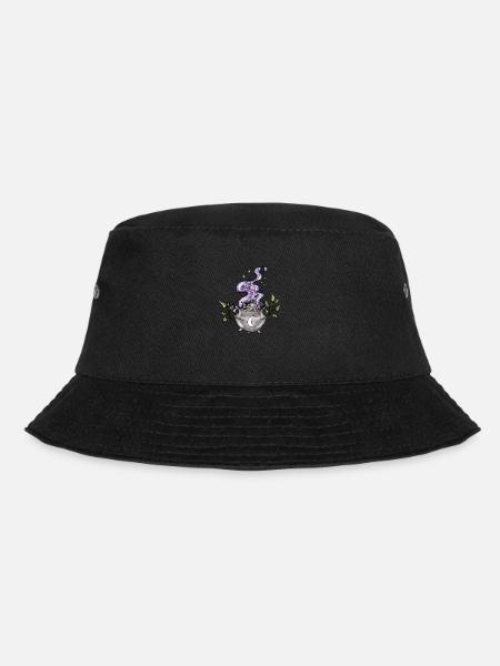 Mond - Bucket Hat - Schwarz