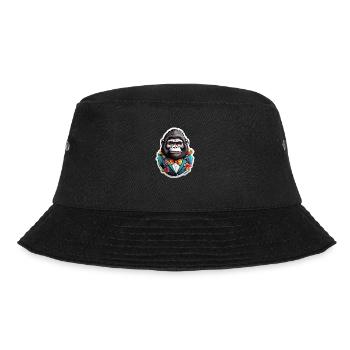 Funny Comic Gorilla - Bucket Hat - black - Front - Lela (165cm)