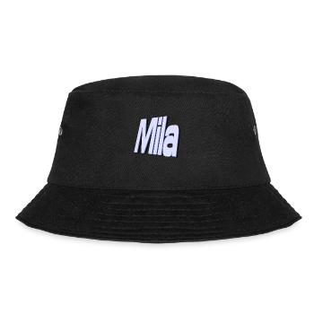 mila - Bucket Hat - Schwarz - Vorne - Lela (165cm)