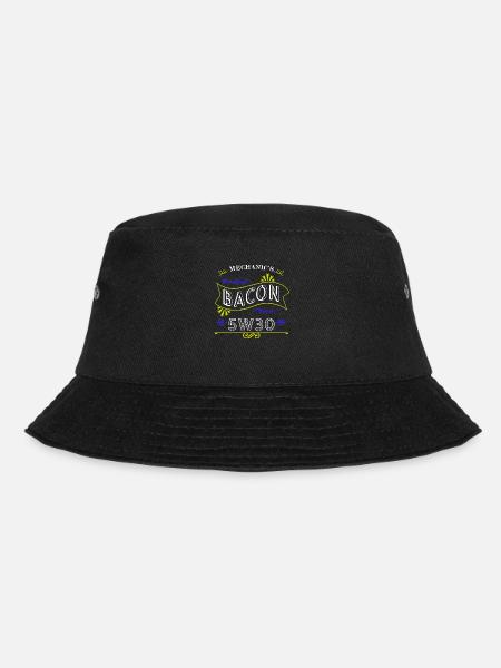 baseballsweatshirt funny diesel mechanic fun - Bucket Hat - Schwarz