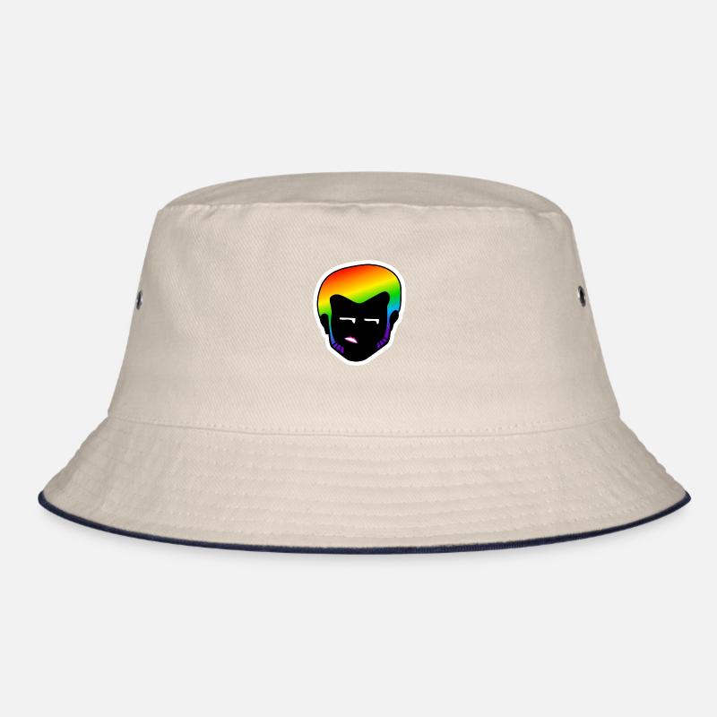 Annoyed Eye Rolling : Sticky Queer Pride Bucket Hat