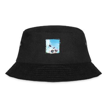 Abschlussfeier 2024 Abiturfeier - Bucket Hat - Schwarz - Vorne - Lela (165cm)
