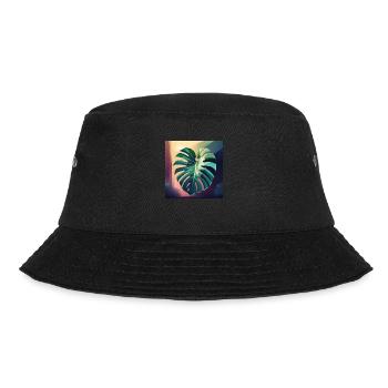 Monstera Leaf - Bucket Hat - Schwarz - Vorne - Lela (165cm)