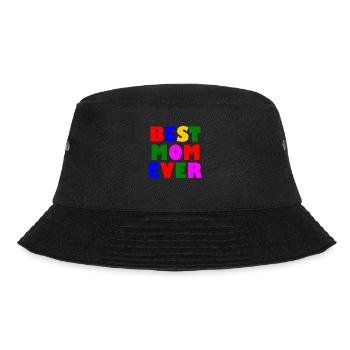 Best mom ever - Bucket Hat - black - Front - Lela (165cm)