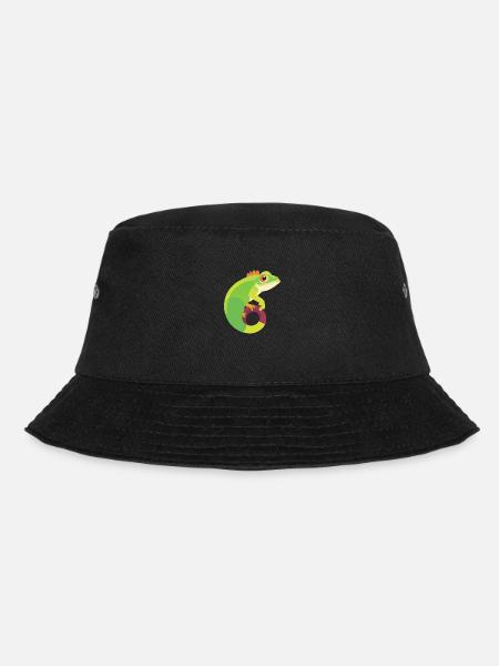 Chamäleon gürn - Bucket Hat - Schwarz