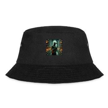 Pest Doktor - Bucket Hat - Schwarz - Vorne - Lela (165cm)