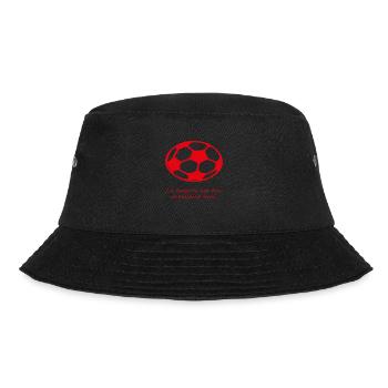 FUßBALL - Bucket Hat - Schwarz - Vorne - Lela (165cm)