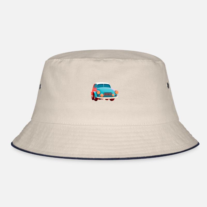 altes Abstraktes Auto Bucket Hat