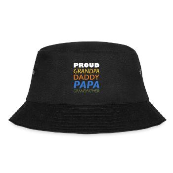 Proud Grandpa - Bucket Hat - Schwarz - Vorne - Lela (165cm)