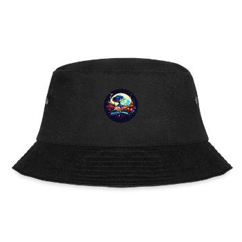 Verträumtes Leseerlebnis - Bucket Hat - Schwarz - Vorne - Lela (165cm)