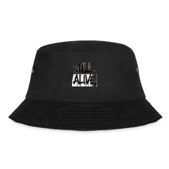 immer noch am leben - still alive - Bucket Hat - Schwarz - Vorne - Lela (165cm)
