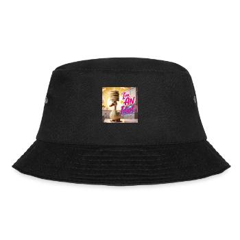 Duck - I´m an Idiot - Bucket Hat - Schwarz - Vorne - Lela (165cm)