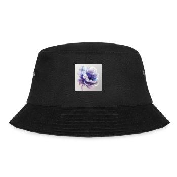 Lila Macro 5 - Bucket Hat - Schwarz - Vorne - Lela (165cm)
