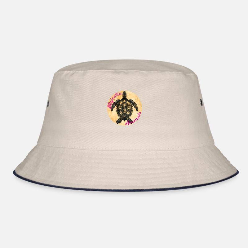 Majestic Animals: Wise Turtle Bucket Hat
