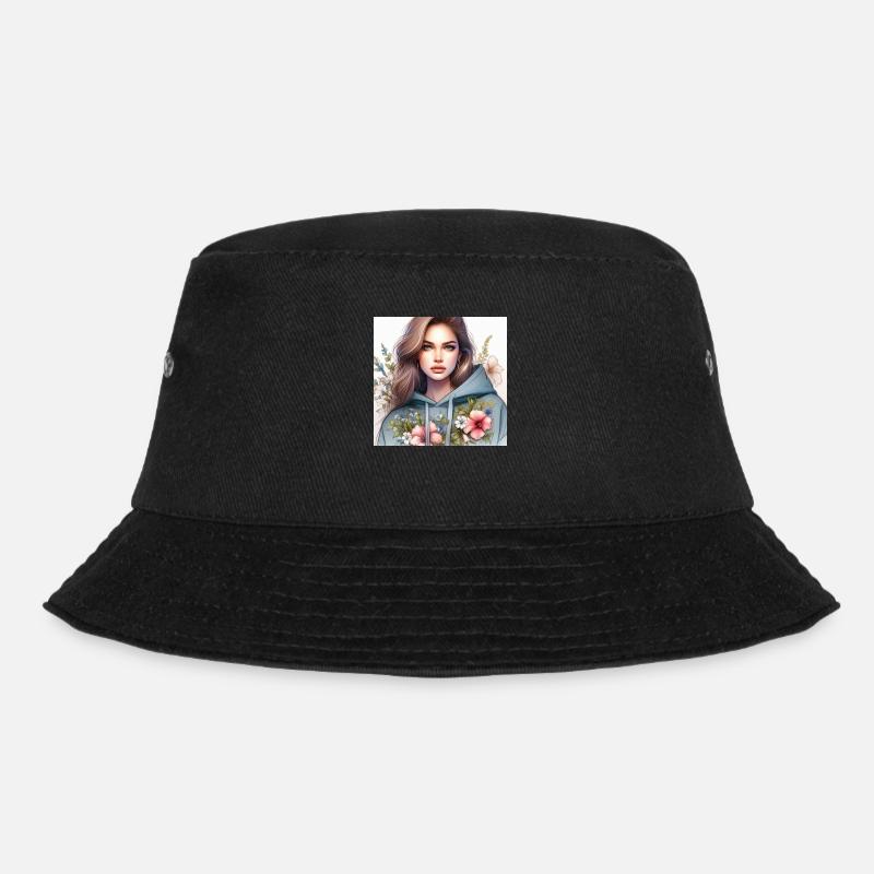 Fille en sweat-shirt. - Bob - noir