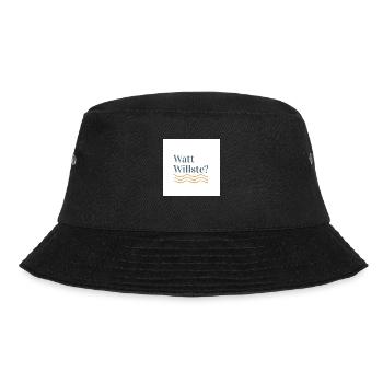 Watt Willste - Bucket Hat - Schwarz - Vorne - Lela (165cm)