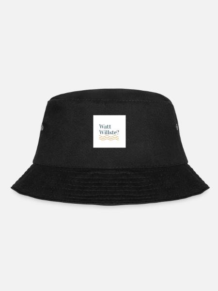 Watt Willste - Bucket Hat - Schwarz