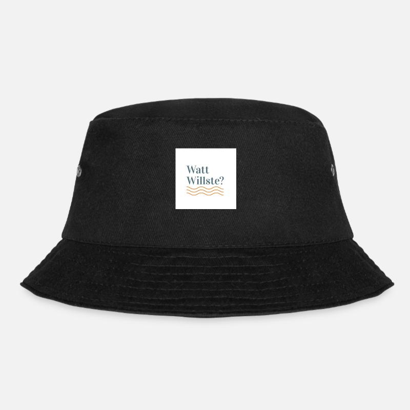Watt Willste - Bucket Hat - Schwarz