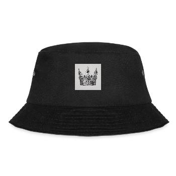 Crown Tshirt - Bucket Hat - black - Front - Lela (165cm)