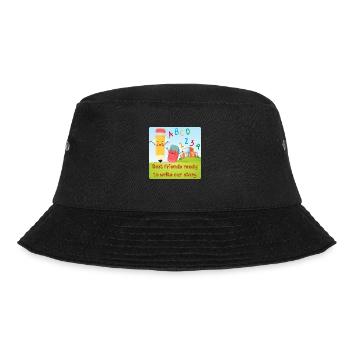 School Friends Forever - Bucket Hat - Schwarz - Vorne - Lela (165cm)