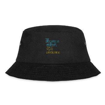 Die Revolution wird feministisch sein, oder wird sie es nicht sein - Bucket Hat - Schwarz - Vorne - Lela (165cm)