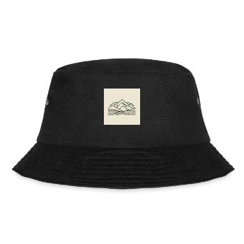 Tranquil Peaks - Bucket Hat - black - Front - Lela (165cm)