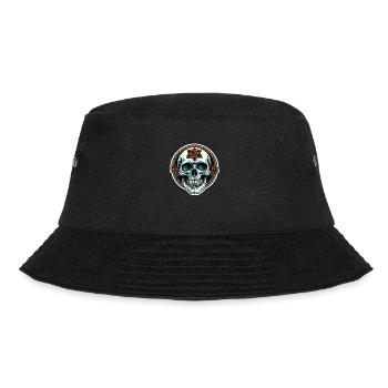 Skull Neo Traditional - Bucket Hat - black - Front - Lela (165cm)