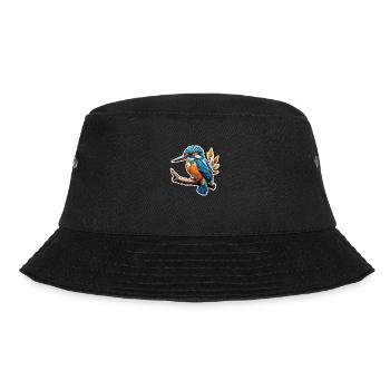 kleiner Eisvogel - Bucket Hat - Schwarz - Vorne - Lela (165cm)