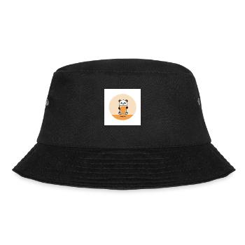Panda - Bucket Hat - Schwarz - Vorne - Lela (165cm)