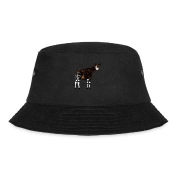 Okapi I - Bucket Hat - Schwarz - Vorne - Lela (165cm)