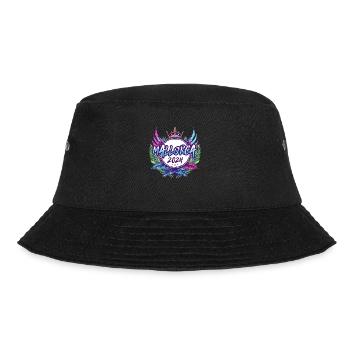 Mallorca 2024 Bunt - Bucket Hat - Schwarz - Vorne - Lela (165cm)
