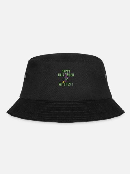 Happy Halloween Witches Design - Bucket Hat - Schwarz