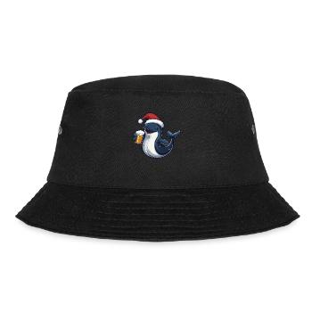 Wal Weihnachten Bier - Bucket Hat - Schwarz - Vorne - Lela (165cm)