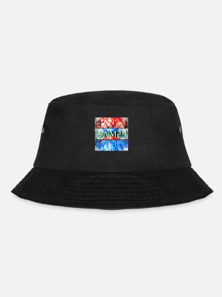 Gamer - Bucket Hat - Schwarz