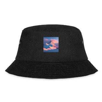 Mountain Range - Bucket Hat - Schwarz - Vorne - Lela (165cm)