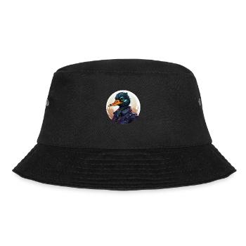 Duck with cigar - Bucket Hat - black - Front - Lela (165cm)