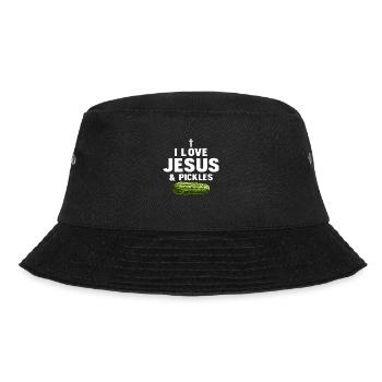 J’aime Jésus & Pickles Cornichon Vegan Concombre - Bob - noir - Devant - Lela (165cm)