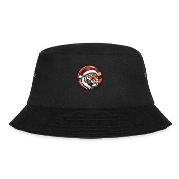 Tiger Christmas Animal - Bucket Hat - black - Front - Lela (165cm)