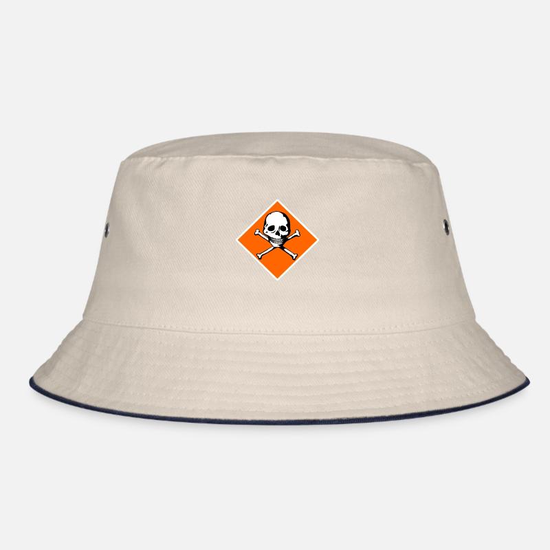 Skull and bones Bucket Hat