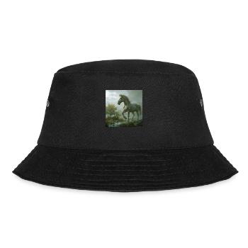 Wilde Freiheit - Bucket Hat - Schwarz - Vorne - Lela (165cm)