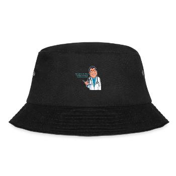 Lustige Ärzte 2 - Bucket Hat - Schwarz - Vorne - Lela (165cm)