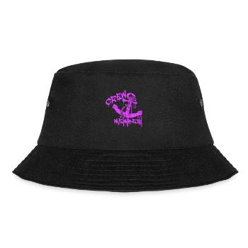Segeln Crew Member Anker Graffiti Spray Tropfen - Bucket Hat - Schwarz - Vorne - Lela (165cm)